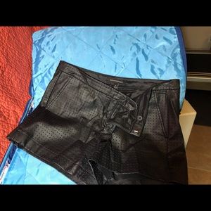 Pleather Banana Republic shorts